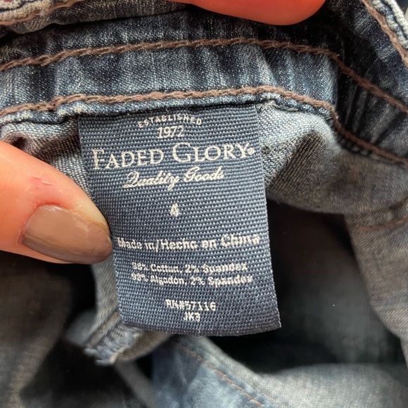 Y2k faded glory denim shorts - Picture 4 of 5